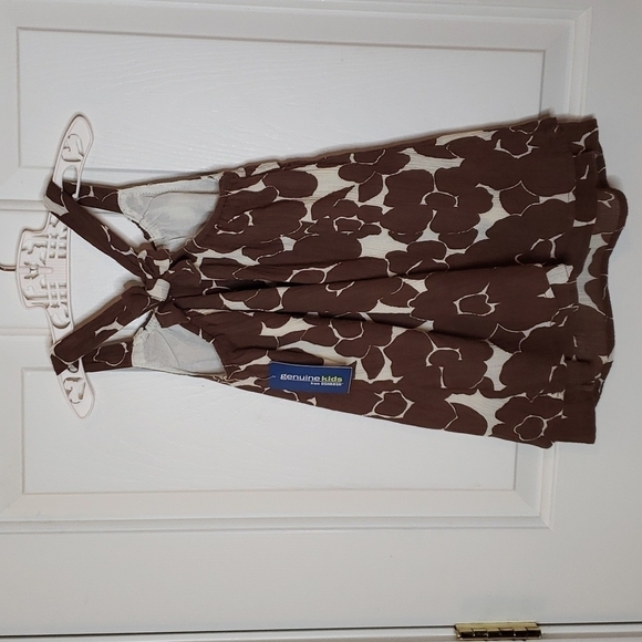 Genuine Kids OshKosh Brown Floral Dress NWT Size 3T - Picture 6 of 10
